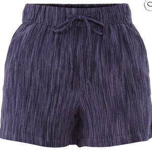 Women's Blue Drawstring Shorts, Size XXL (20)
